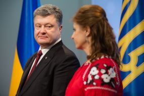 Petr Poroshenko and Marina Poroshenko
