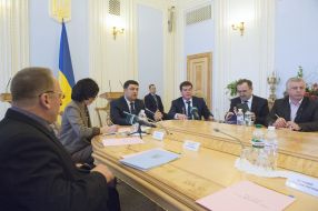 Сергій Квіт, Оксана Сироїд, Володимир Гройсман та  Геннадій Зубко