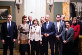 Meeting of Marina Poroshenko with Daniel Shadt