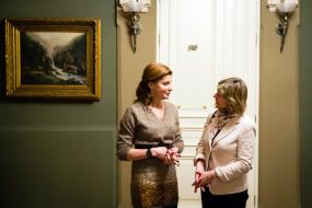 Meeting of Marina Poroshenko with Daniel Shadt