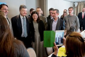 Петро Порошенко зустрівся з представниками української діаспори