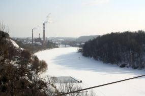 Teterev River in Zhitomir