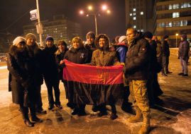 Акция к годовщине разгона Майдана