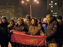 Акция к годовщине разгона Майдана