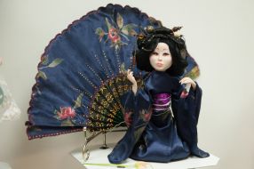 Opening of the exhibition of handmade dolls