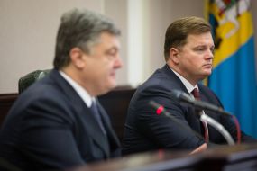Petr Poroshenko and Maksim Melnichuk