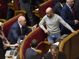 Viktor Chumak and Mustafa Nayem