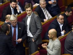 Aleksei Poroshenko and Mustafa Nayem