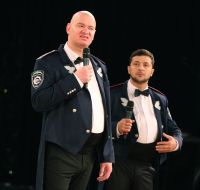 Vladimir Zelensky and Evgeny Koshevoy