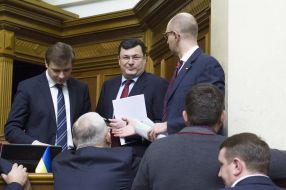 Arseniy Yatsenyuk and Alexander Kvitashvili