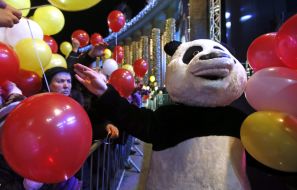 Chinese New Year celebrating 