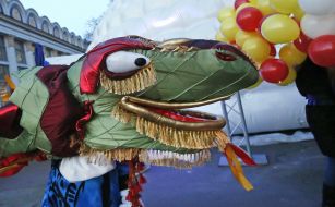 Chinese New Year celebrating 