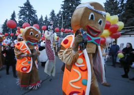 Chinese New Year celebrating 