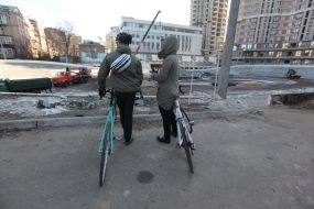 The construction of the underground parking near the racetrack