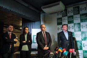 Gia Getsadze, Khatia Dekanoidze Vladimir Ristovski and Pavel Petrenko