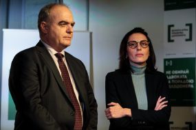 Vladimir Ristovski and Khatia Dekanoidze