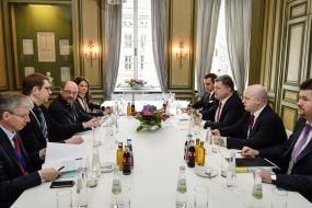 Petro Poroshenko and Martin Schulz