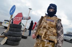 Blocking transport with Russian numbers