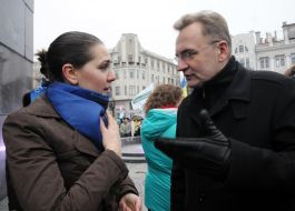 Надія Савинська і Андрій Садовий