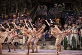 Detail of "Aida" opera