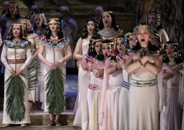 Detail of "Aida" opera