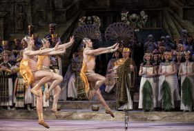 Detail of "Aida" opera