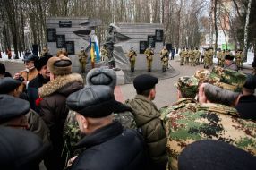 Мітинг-реквієм до Дня вшанування загиблих воїнів-афганців