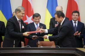 The signing of the Agreement between Ukraine and Turkey