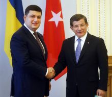 Володимир Гройсман та Ахмет Давутоглу