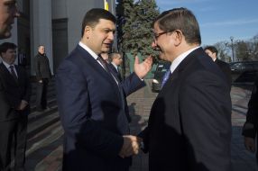 Володимир Гройсман та Ахмет Давутоглу