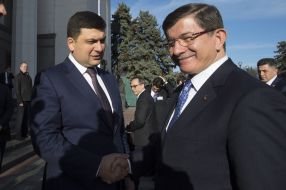 Володимир Гройсман та Ахмет Давутоглу