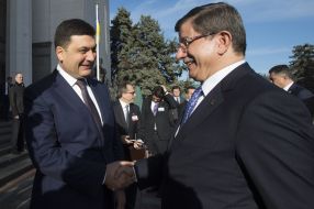 Володимир Гройсман та Ахмет Давутоглу