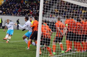 Soccer match FC Shakhtar (Ukraine) - FC Schalke (Germany)