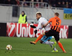 Soccer match FC Shakhtar (Ukraine) - FC Schalke (Germany)