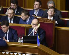 The ministers in the government box