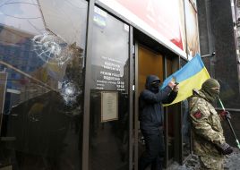 Broken Glass "Alfa-Bank"