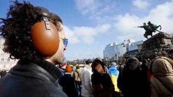 Митинг в поддержку полицейского Сергея Олейника