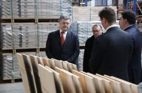 Petr Poroshenko attended of "Barlinek Invest"