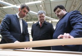 Petr Poroshenko attended of "Barlinek Invest"