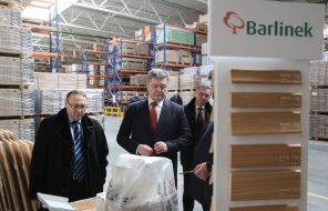 Petr Poroshenko attended of "Barlinek Invest"