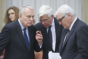 Jean-Marc Ayrault and Frank-Walter Steinmeier