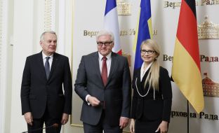 Jean-Marc Ayrault, Frank-Walter Steinmeier, Yulia Tymoshenko
