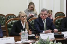 Yulia Tymoshenko and Hryhoriy Nemyria