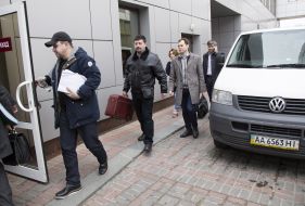 Near the Kiev Court of Appeal building