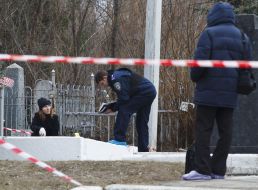 Investigative actions on the site of the murder of Yuri Dyment