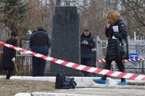 Investigative actions on the site of the murder of Yuri Dyment