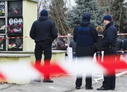 Investigative actions on the site of the murder of Yuri Dyment