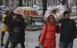 Дождливая погода в Киеве
