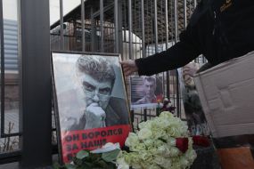 People paid tribute to Boris Nemtsov