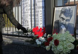 People paid tribute to Boris Nemtsov